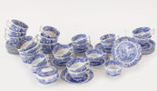 Te- och kaffeservisdelar, "Spode's Italian", Copeland, England