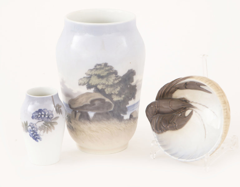 Porslin 3 delar, Royal Copenhagen, Danmark