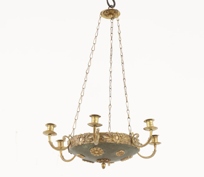 Ljusampel, senempire, 1800-talets första hälft