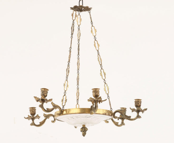 Ljusampel, nyrokoko, 1800-tal