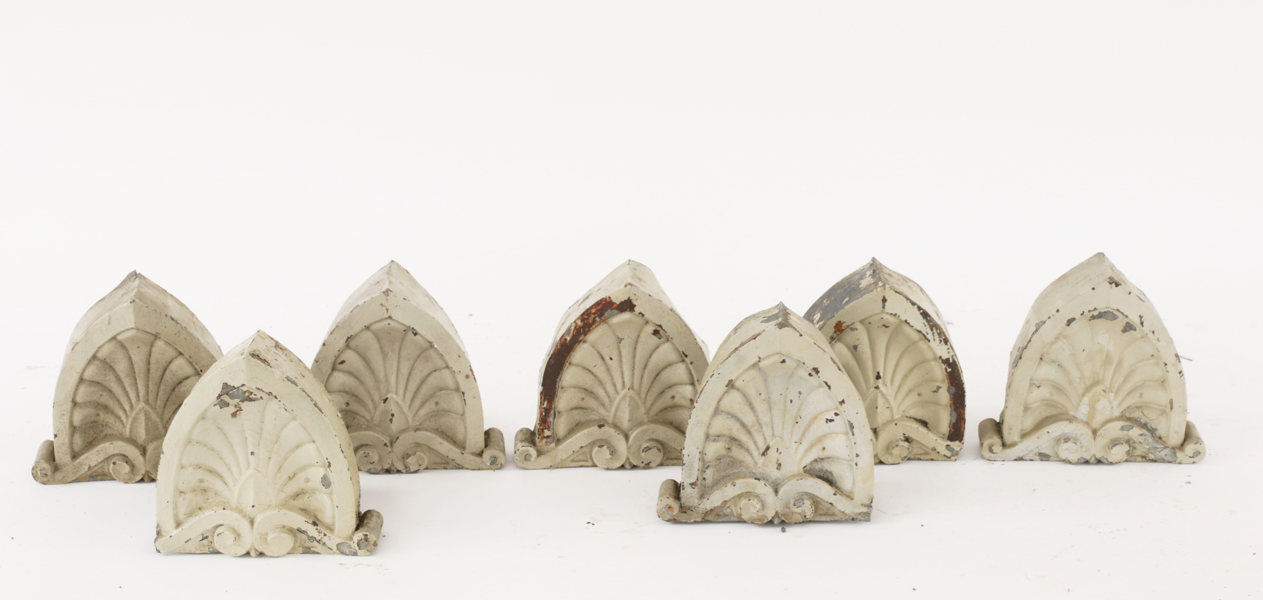 Dekorer 7 delar, 1800-tal