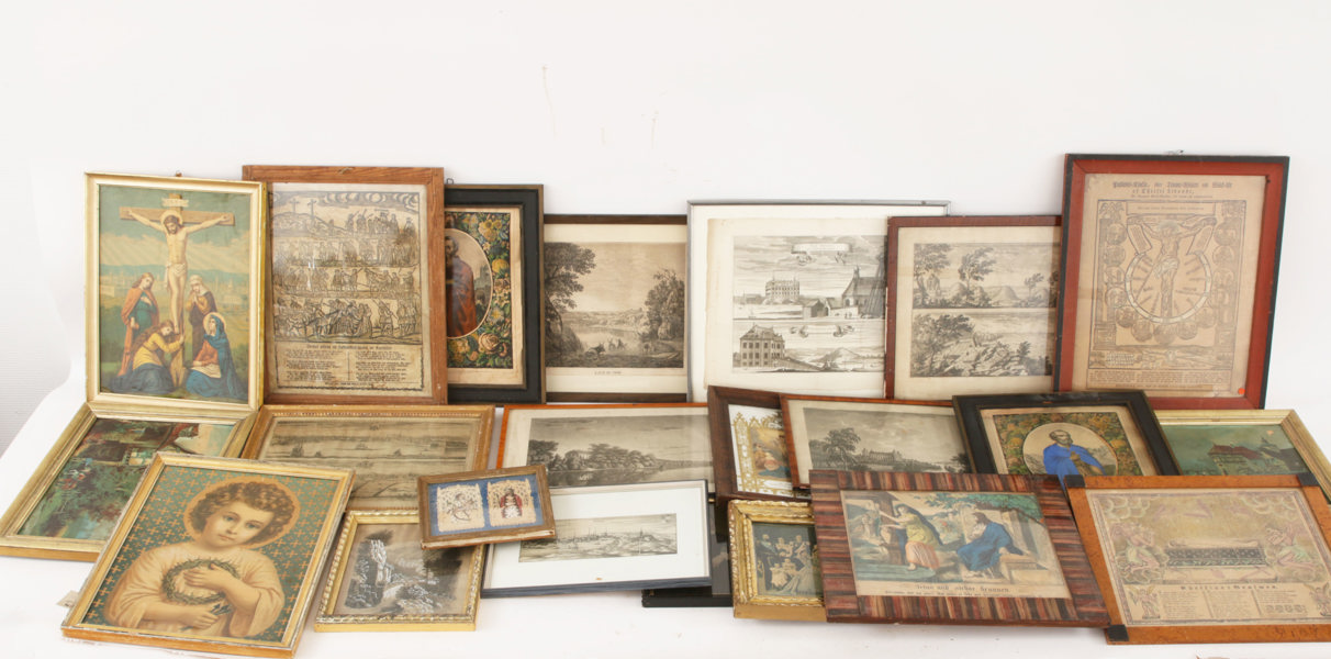 Parti grafik, mestadels 1800-tal