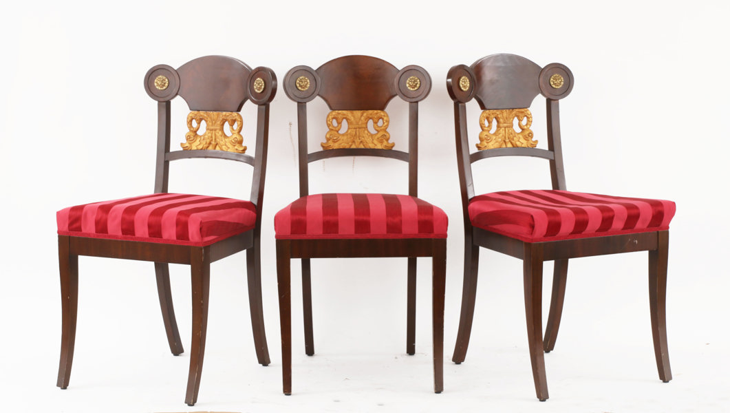 Stolar 3st, Karl Johan stil, 1900-tal