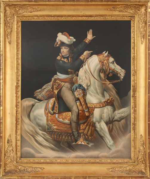 Handkolorerat blad, 1800-talets första hälft