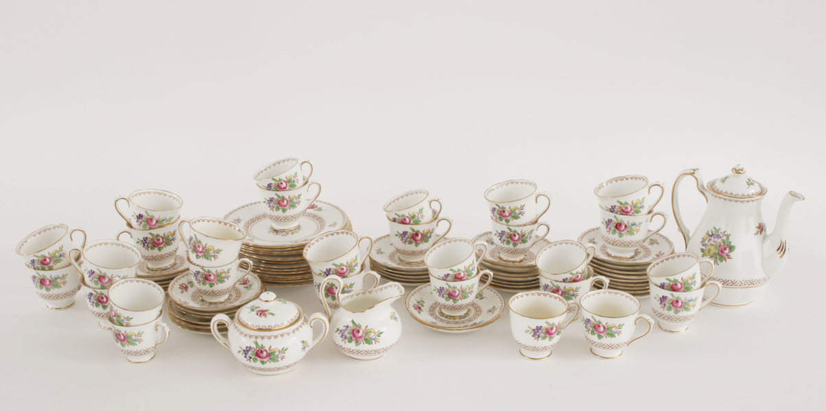 Kaffe- och moccaservisdelar, "Emperor", New Chelsea, England