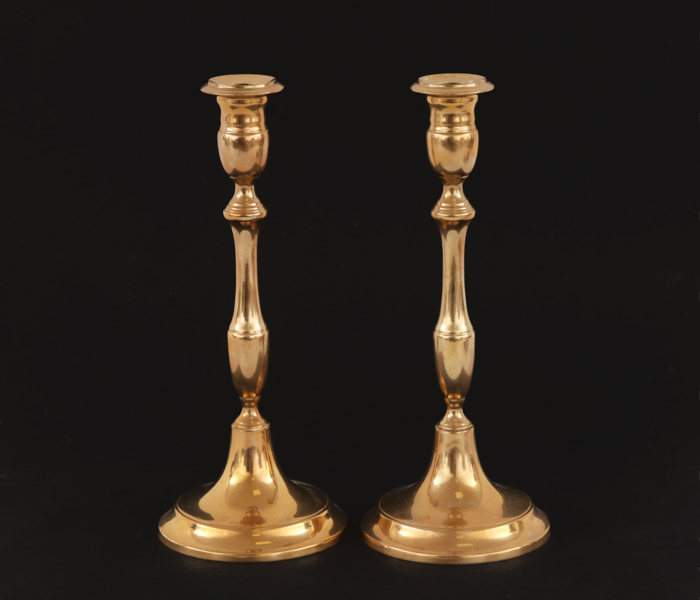 Ljusstakar ett par, Skultuna, 1979