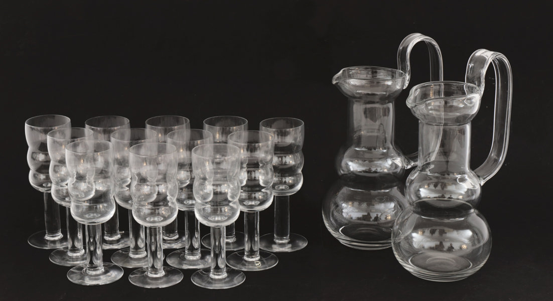 Glasservisdelar, "Frascati", Gunnar Cyrén för Orrefors