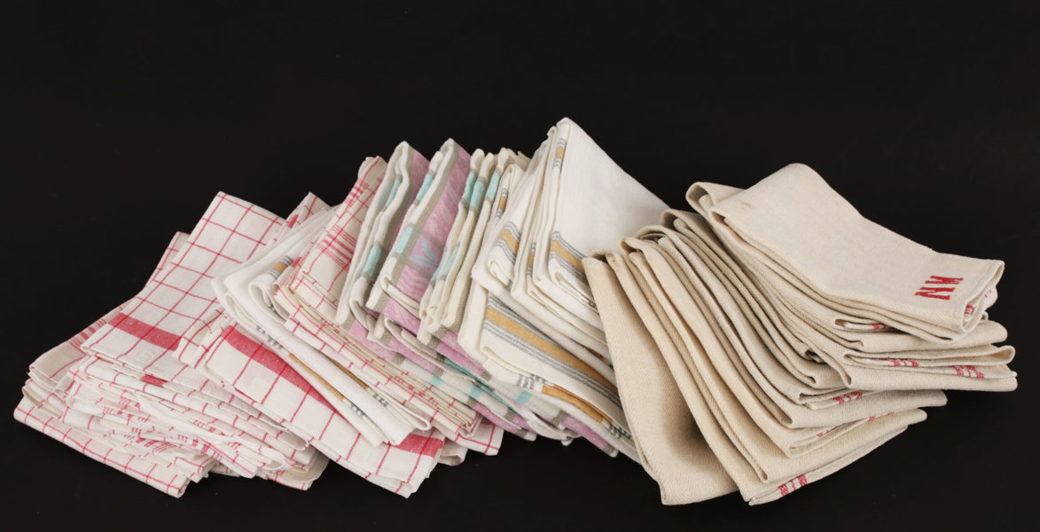 Handdukar i linne 35st