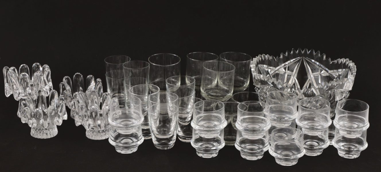 Parti glas och kristall