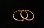 Ringar 2st, 18k