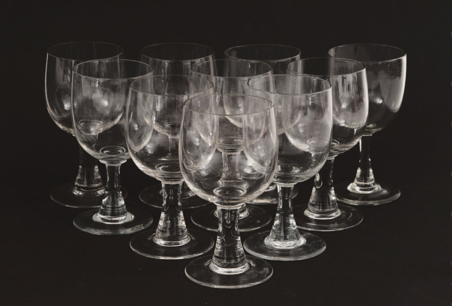 Vinglas 10st, 18/1900-tal