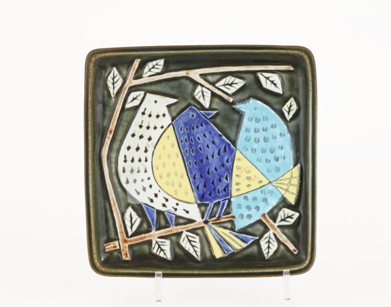 Väggplakett, Lisa Larson för Gustavsberg