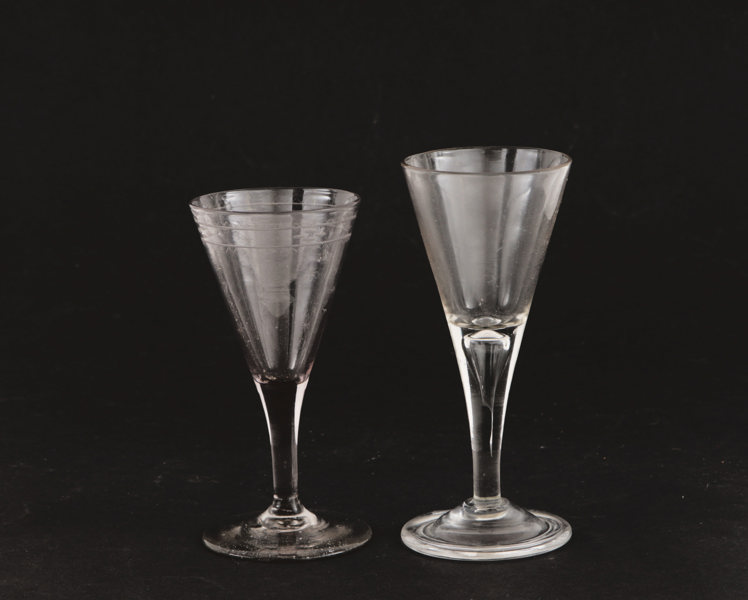 Vinglas 2st, 17/1800-tal