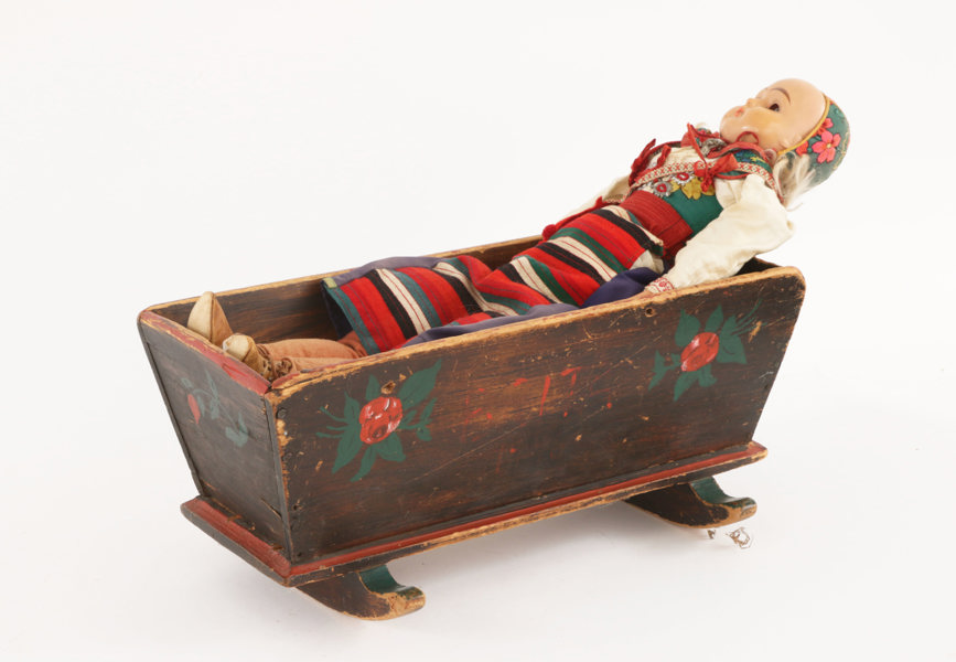 Docka med vagga, 18/1900-tal