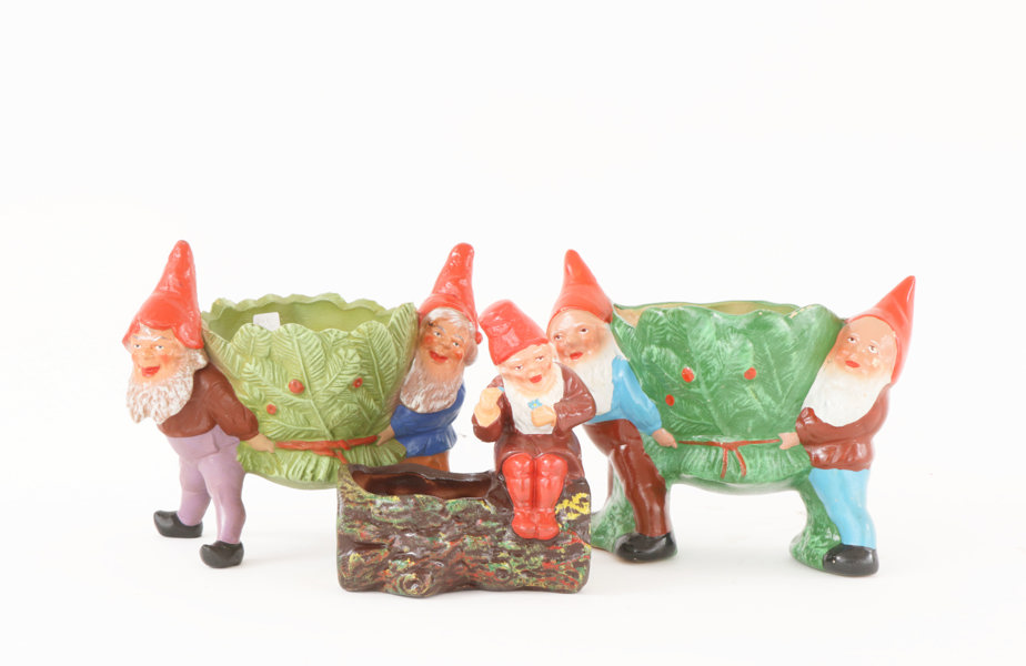 Tomteskålar 3st, 1900-talets första hälft