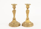 Ljusstakar ett par, Louis XV stil, 1800-tal