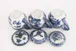 Krämkoppar 3st, Kina, qianlong, 1700-tal