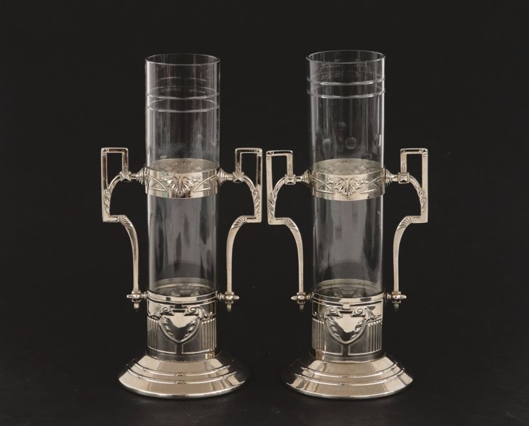 Vaser ett par, jugend, tidigt 1900-tal