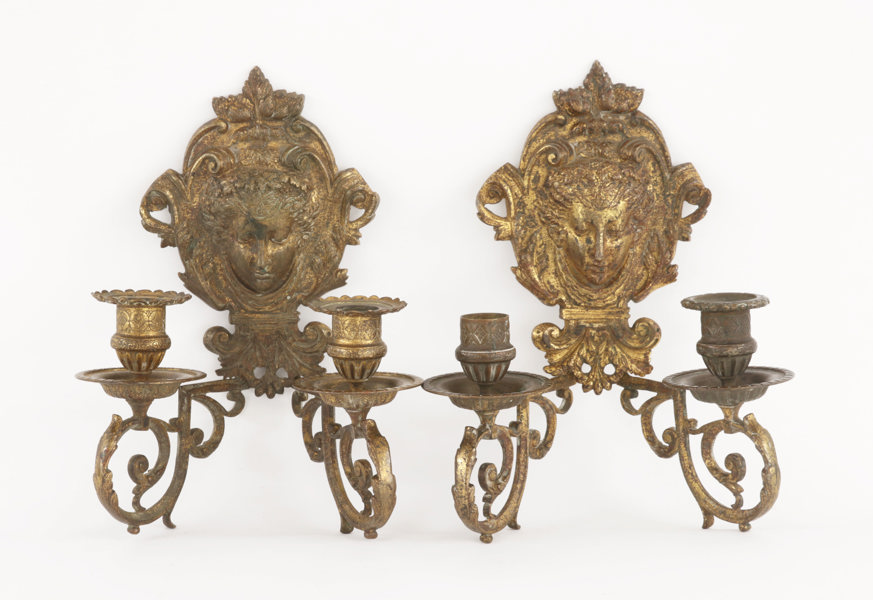 Väggappliquer ett par, 1800-tal