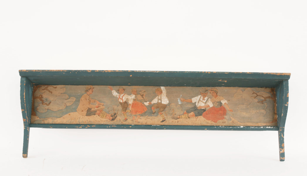 Vägghylla, jugend, tidigt 1900-tal