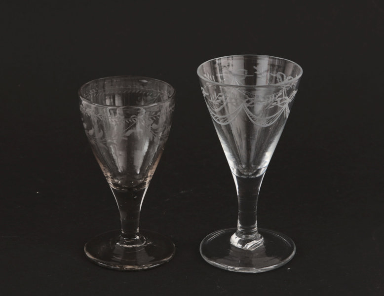 Vinglas 2st, 1800-talets första del