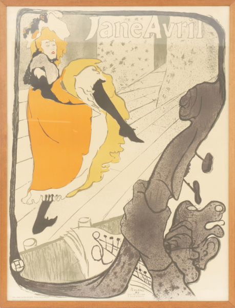 Affisch, "Jane Avril", efter Lautrec