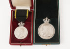 Medaljer i silver 2st, bl.a. Patriotiska Sällskapet