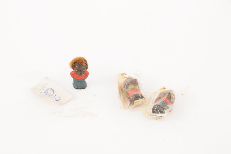 Rökfigurer 3st, "Smoke Macky", 1950/60-tal