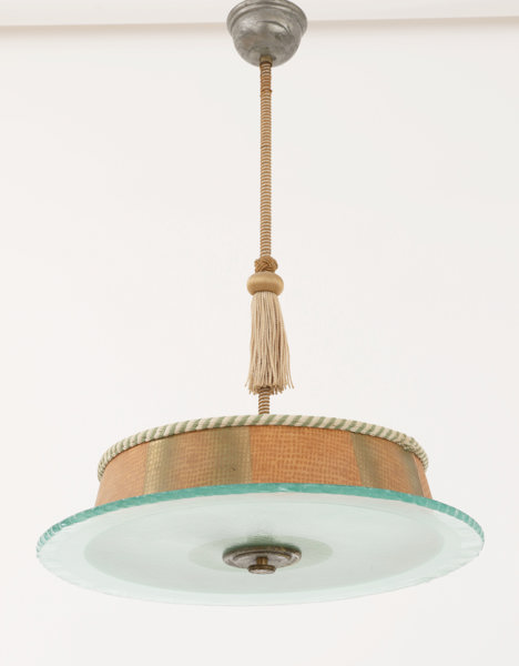Taklampa med plafond, 1930/40-tal