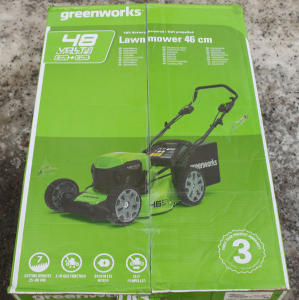 Eldriven gräsklippare, Greenworks