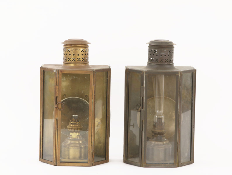 Lanternor ett par, C.M.Hammar, Göteborg, tidigt 1900-tal