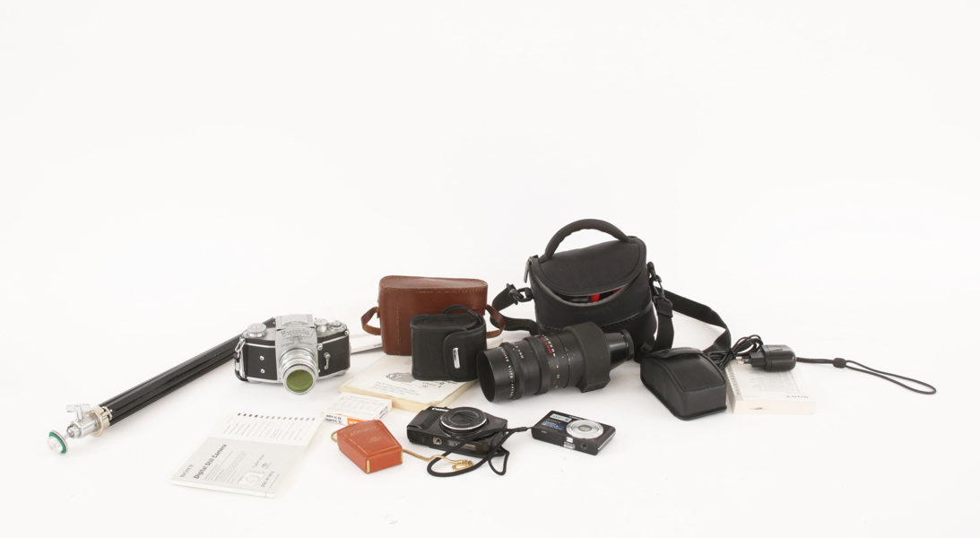 Parti kameror och tillbehör