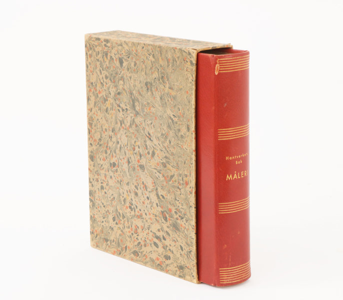 Bok, "Hantverkets bok - Måleri", tryckt 1938