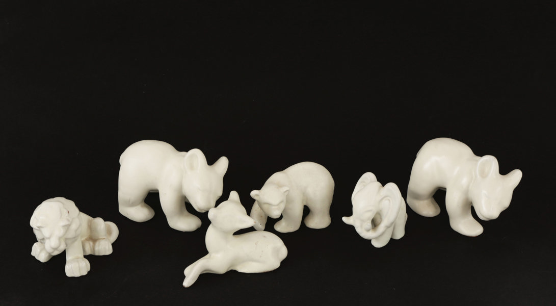 Figuriner 6st, mestadels Ekeby