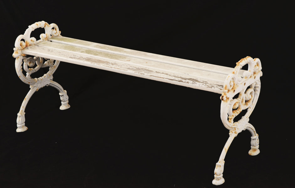 Trädgårdsbänk, 1900-talets andra hälft