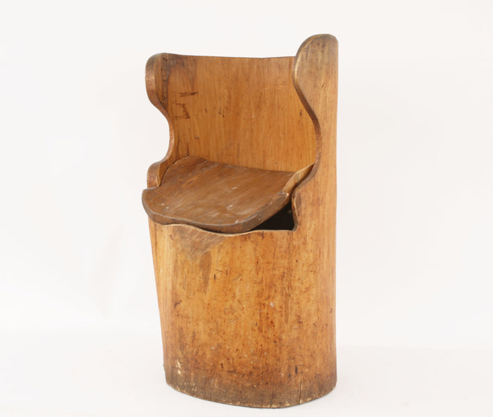 Kubbstol, allmoge, 18/1900-tal