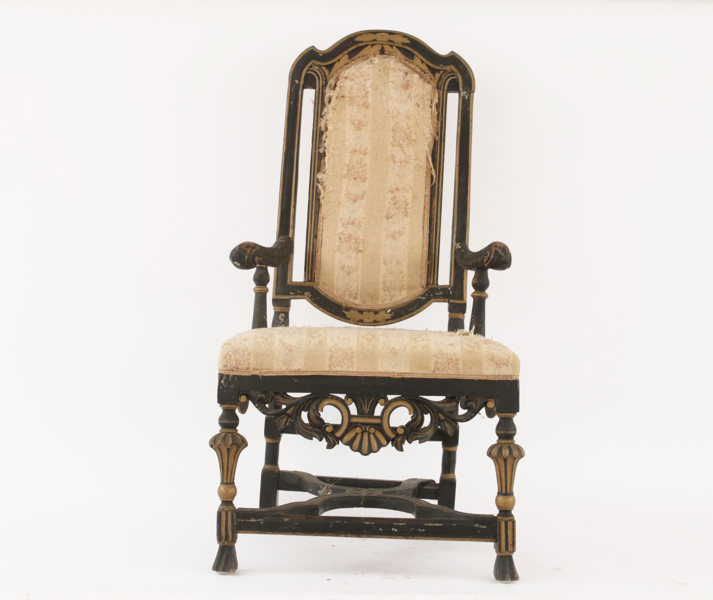 Karmstol, senbarock, 1700-talets första hälft