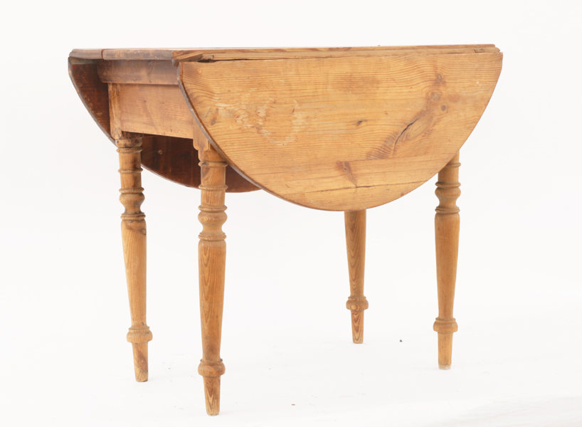 Bord med fällskivor, 1800-talets slut