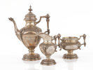 Kaffeservis 3 delar, silver, 1896