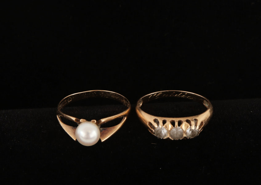 Ringar 2st, 18k
