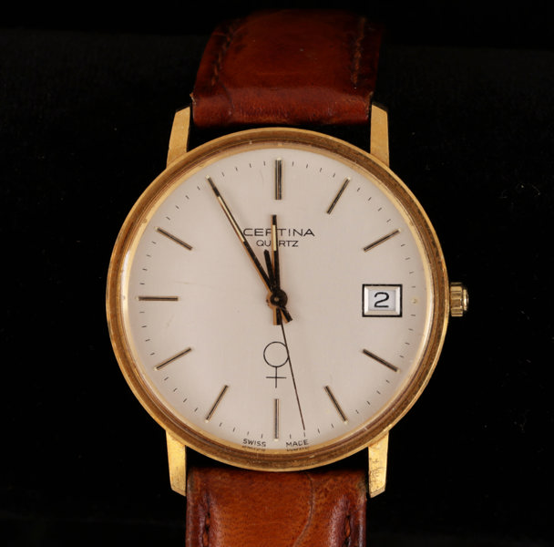 Herrarmbandsur, Certina, 18k