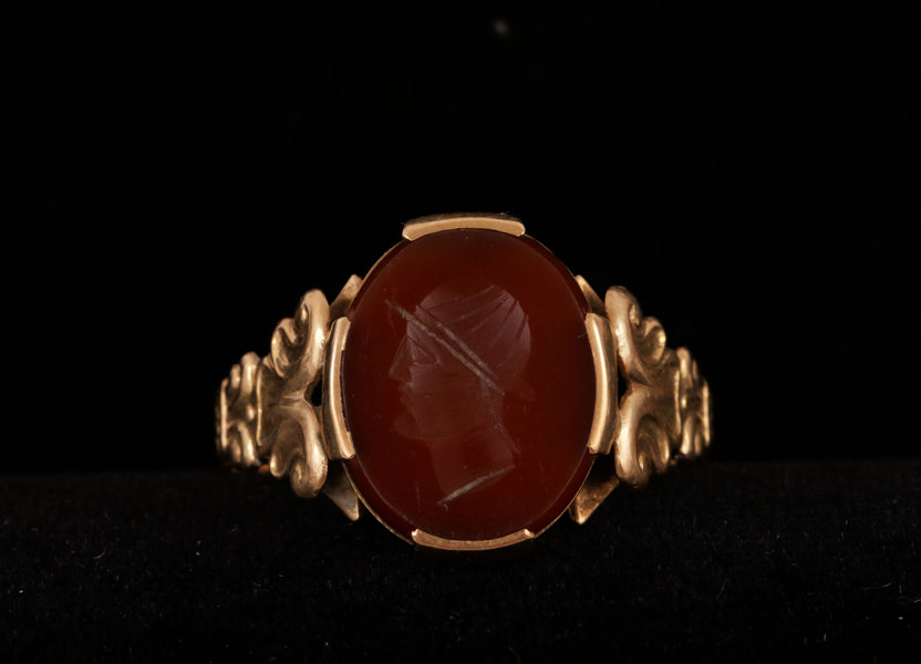 Klackring i 14k