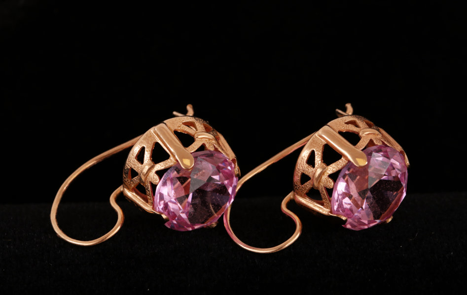 Örhängen ett par, 14k