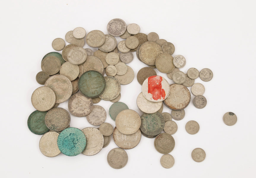 Parti svenska silvermynt