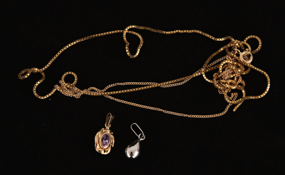 Smycken 4 delar, 18k