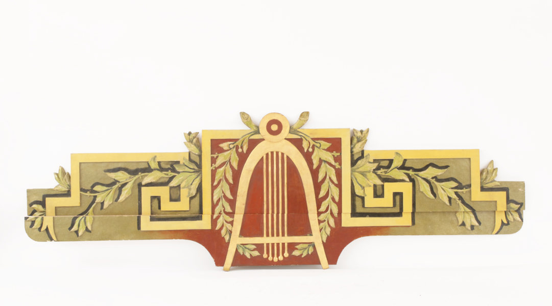 Dekorpanel, 1900-talets första hälft