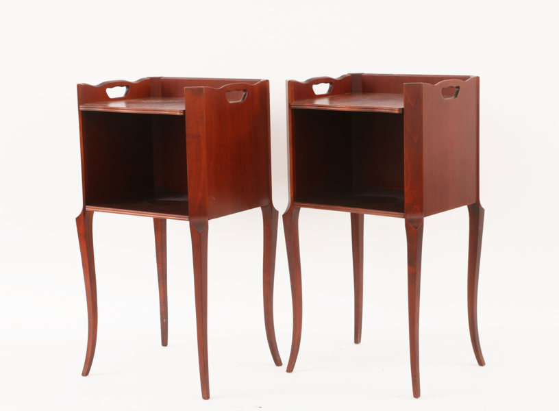 Nattduksbord ett par, 1900-talets andra hälft