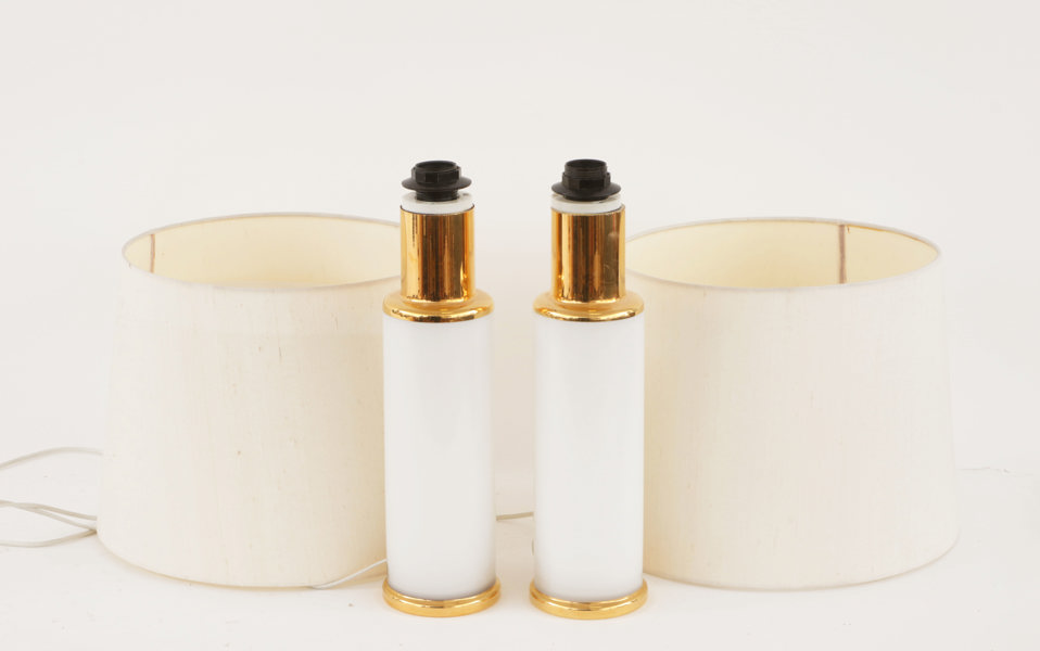 Bordslampor ett par, Luxus, 1900-talets andra hälft