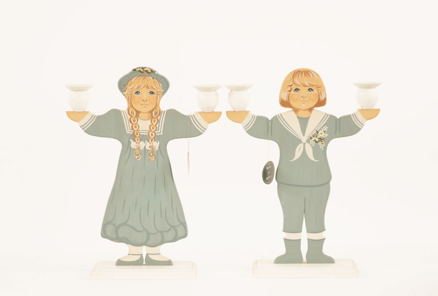 Kandelabrar ett par, Elsie och Åke Resare-Olsson, 1991