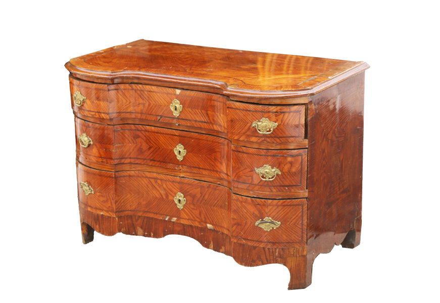 Byrå, senbarock, 1700-tal